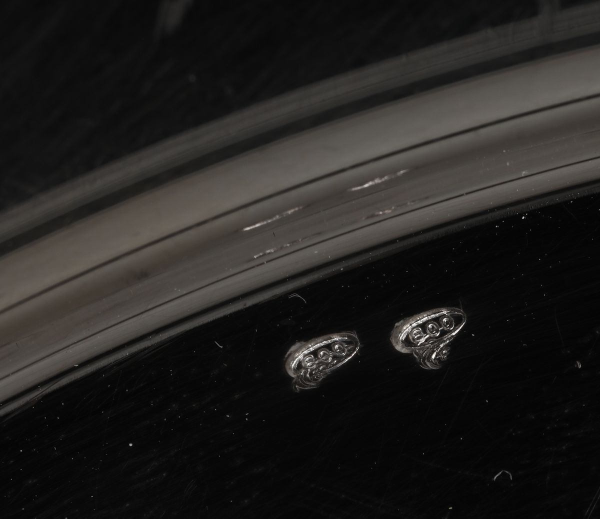 Set di Sei Sottopiatti in Argento a Marchio Cartier, Manifattura Spagnola per Cartier 1990