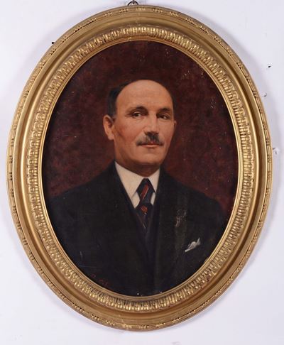 Alberto Caffassi (1894-1973)ritratto di Gentiluomo