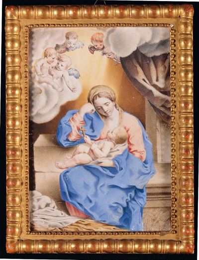 Scuola del XVII Secolomadonna con Bambino e Angeli
