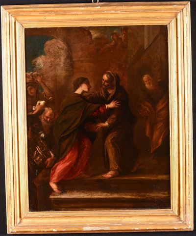 Scuola del XVIII Secolovisitazione di Maria alla Cugina Elisabetta