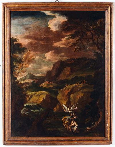 Pieter Mulier Detto il Tempesta (haarlem 1637 - Milano 1701), Ambito Disacrificio di Isacco