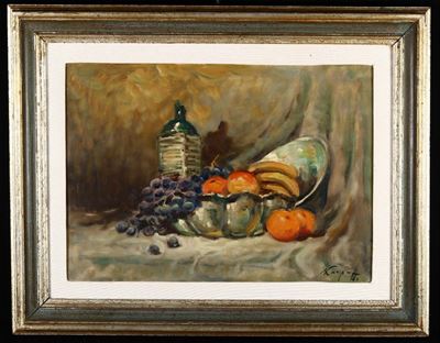 Ivan Karpoff (1898 - 1970)natura Morta con Frutta