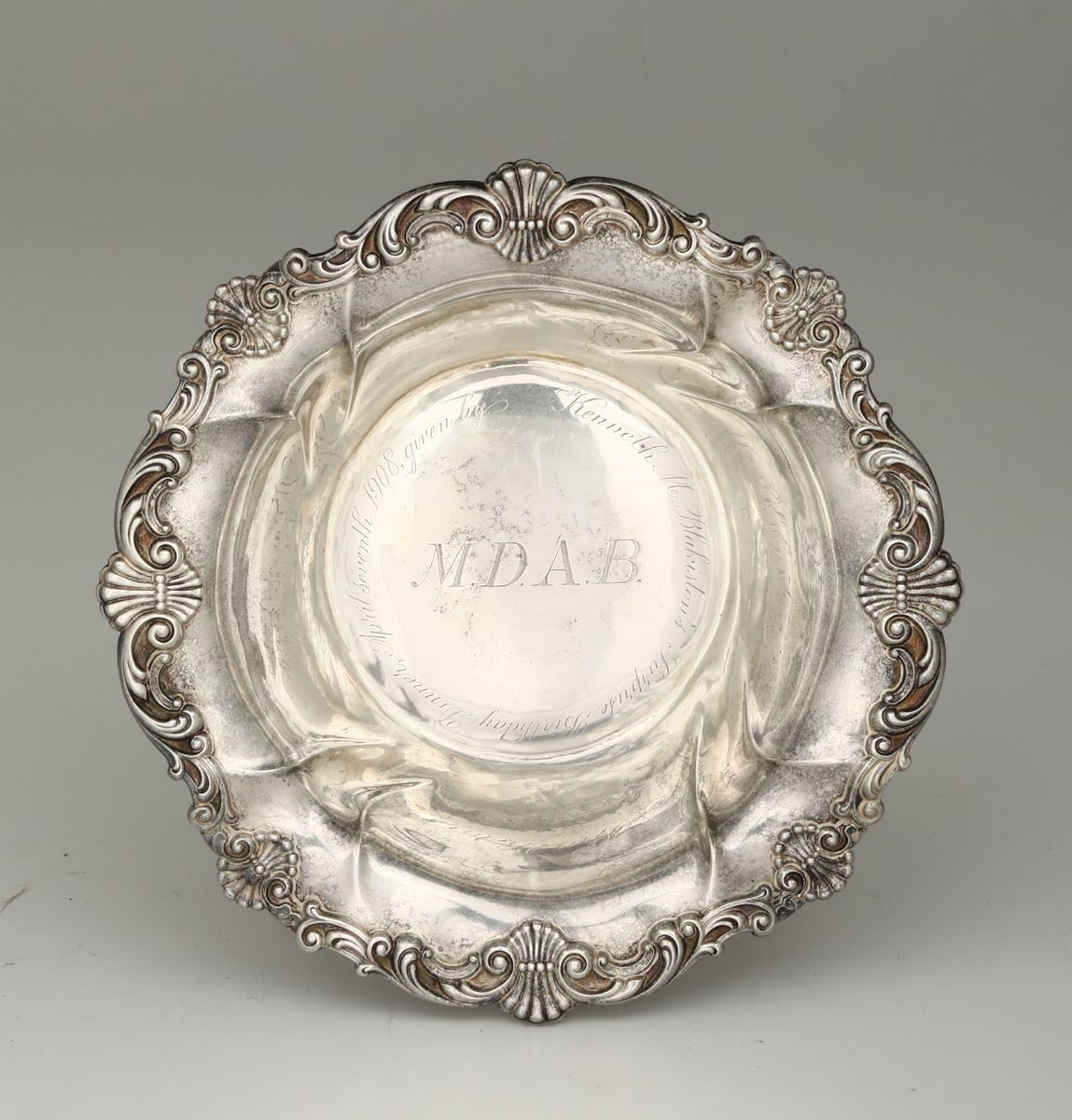 Centrotavola in Argento Sterling , Stati Uniti XX Secolo, Argentiere Gorham