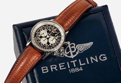 Breitling, Geneve, Navitimer-cosmonaute., Ref. A12019. Orologio da Polso, Cronografo, in Acciaio,...