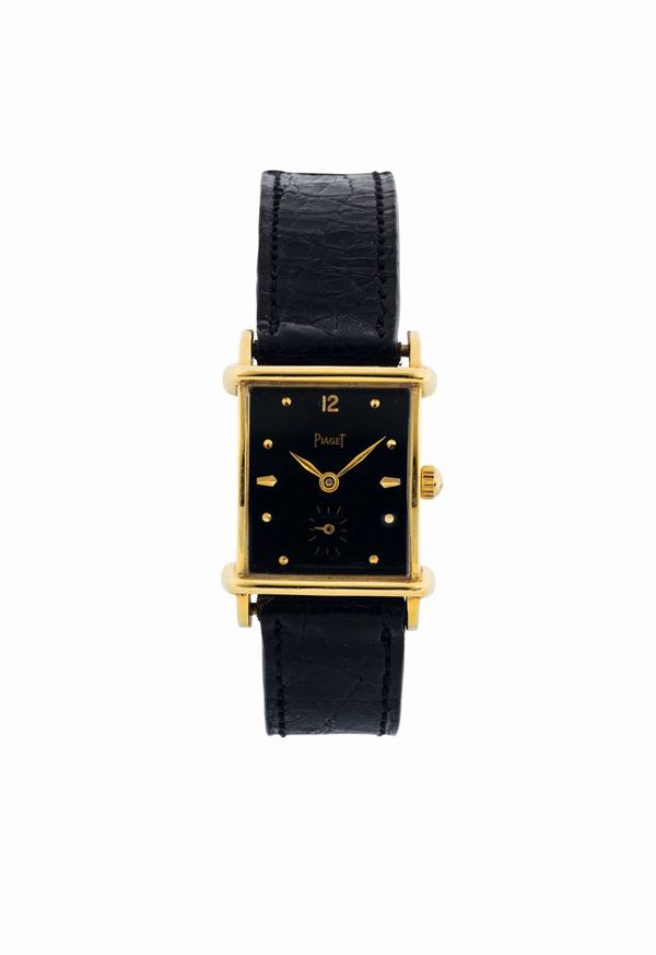 PIAGET, 18K yellow gold wristwatch. Made circa 1960