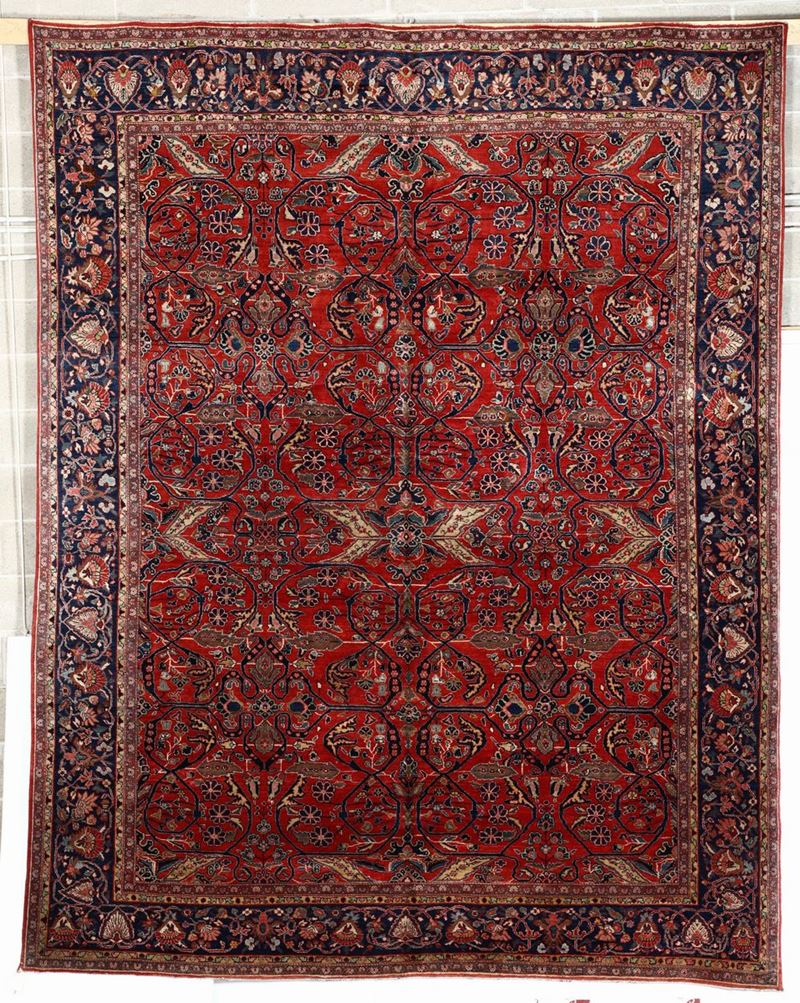Tappeto persiano Sarouk inizio XX secolo  - Auction Fine art - II - Cambi Casa d'Aste