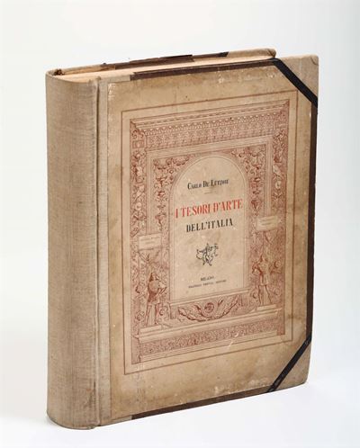 Carlo De Lutzowi Tesori D'arte Dell'italia, Milano, Fratelli Treves, 1903