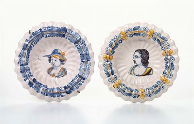 Coppia di Piatti Olanda del Nord, Probabilmente Haarlem, 1640-1660