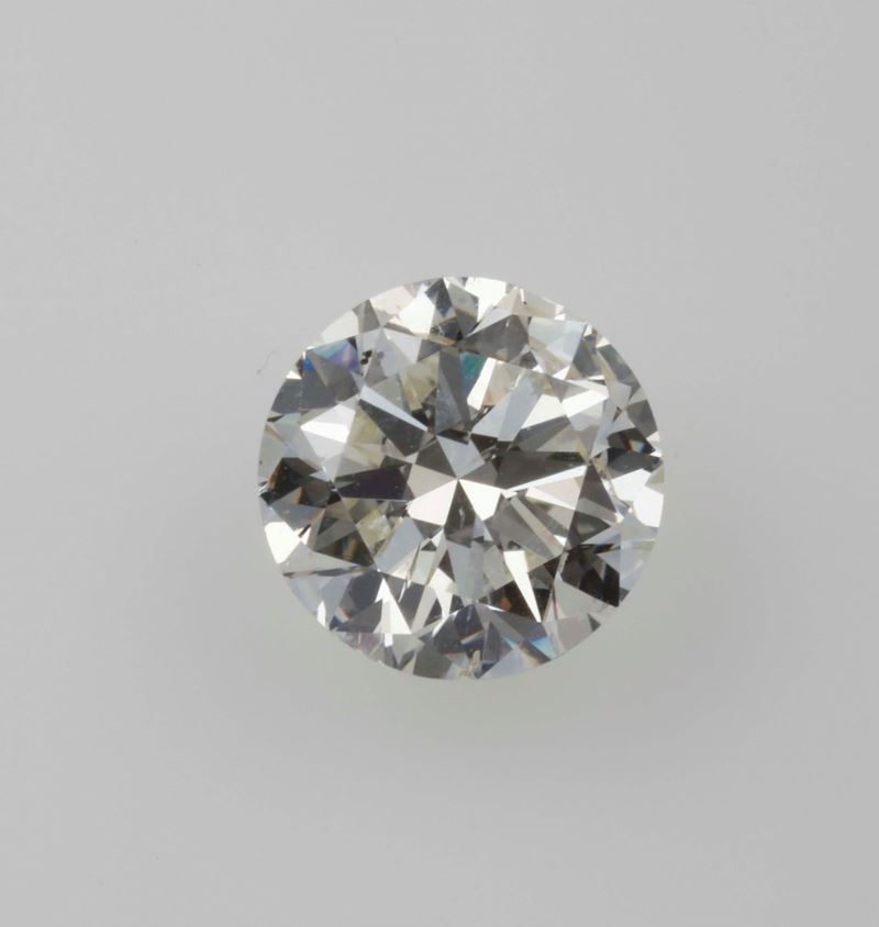Unmounted circular-cut diamond weighing 3.81 carats  - Auction Fine Jewels - II - Cambi Casa d'Aste