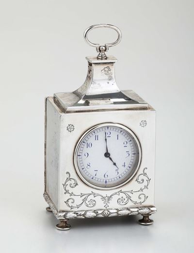 Orologio da Tavolo in Argento