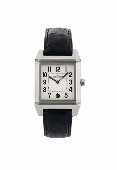 Jaeger Lecoultre, Reverso Squadra, Automatic, Ref. 234.8.66. Orologio da Polso, in Acciaio Orario...