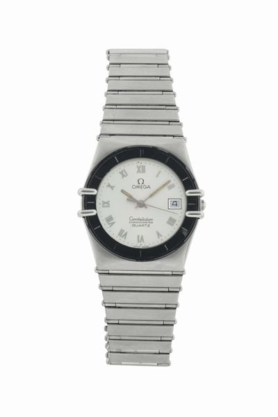 Omega, Constellation Quartz , Orologio da Polso, in Acciaio, Impermeabile, al Quarzo, con Braccia...