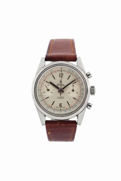 Sandoz, Orologio da Polso, Impermeabile, Antimagnetico, Cronografo in Acciaio. Realizzato nel 196...