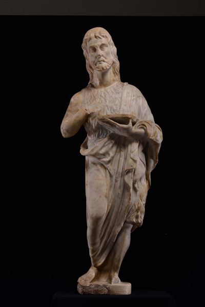 San Giovanni Battista in Marmo Bianco. Artista Attivo tra la Toscana e la Liguria nella Seconda M...