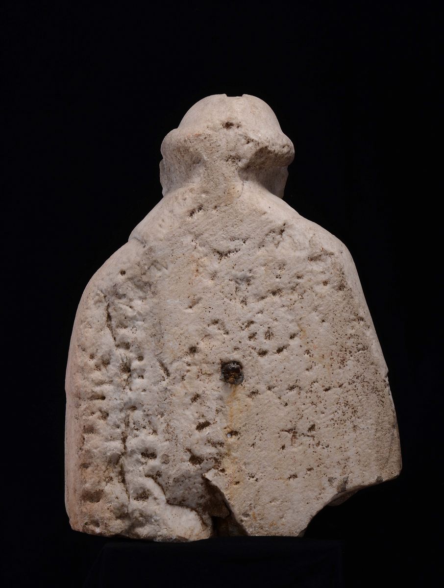 Scultura in Marmo Rappresentante Santo, Scultore Lombardo del XV Secolo