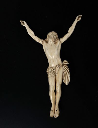 Corpus Christi in Avorio Scolpito. Arte Barocca Italiana del XVII Secolo