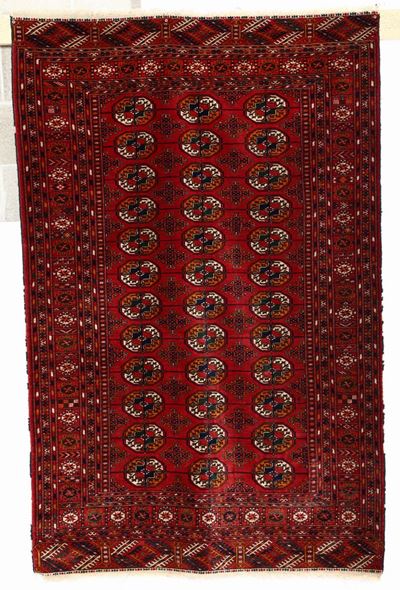 Tappeto Turkmeno Inizio XX Secolo