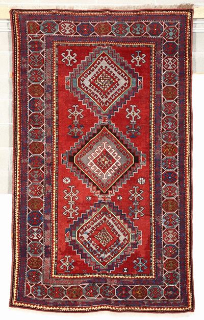 Tappeto Caucasico Kazak Inizio XX Secolo