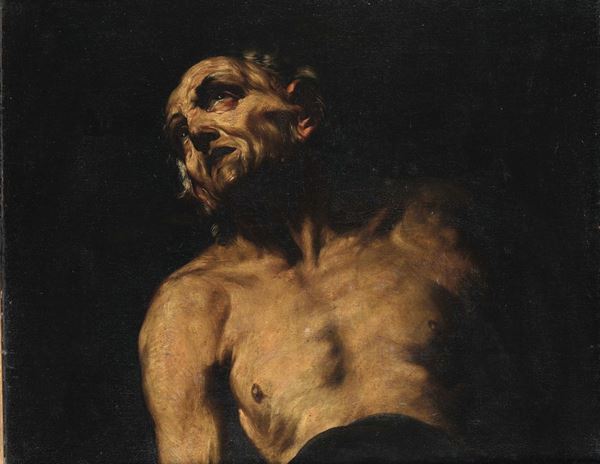 Giacinto Brandi (Poli 1621 - Roma 1691) Giobbe deriso
