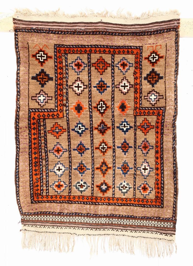 Preghiera Gabbeh inizio XX secolo  - Asta Antiquariato - II - Cambi Casa d'Aste