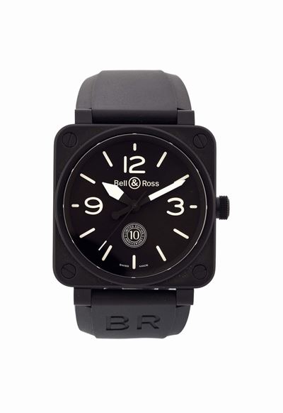 Bell&ross, 10th Anniversary Limited Edition, Ref. Br0192, No. 059/500, Orologio da Polso, di Form...