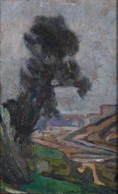 Giorgio Matteo Aicardi (1891-1985)paesaggio Ligure