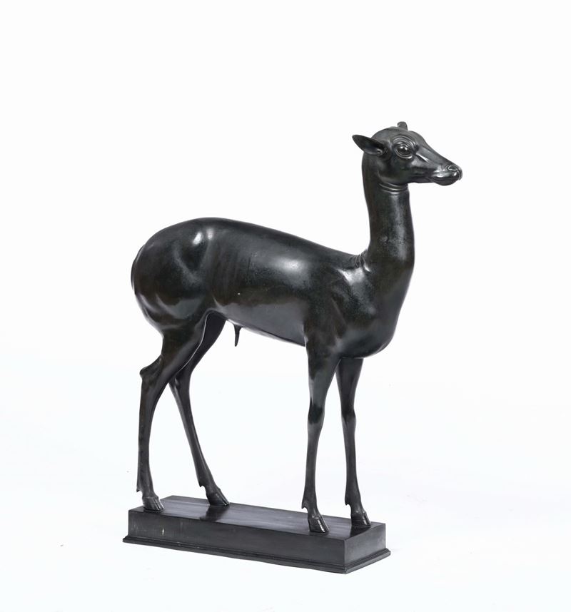 Fonditore Sabatino de Angelis e figli, Napoli XIX-XX secolo, alla maniera di Daino  - Auction Fine art - II - Cambi Casa d'Aste