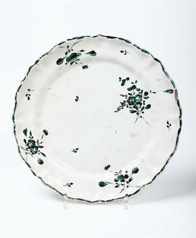 Piatto Faenza, Fabbrica dei Conti Ferniani, 1780-90 Circa