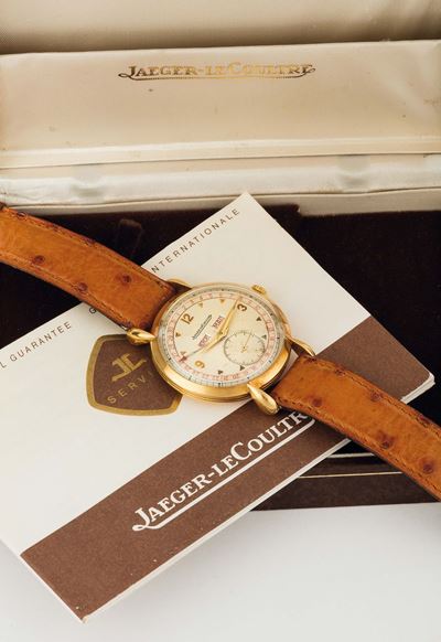 Jaeger Lecoultre, Triplo Calendario, Cassa No. 272748. Orologio da Polso, in Oro Giallo 18k con T...
