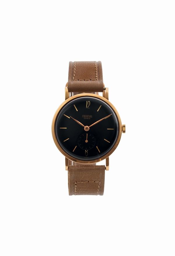 MIRAMAR, Geneve, 18K pink gold wristwatch. Made circa 1960