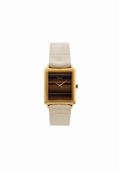 Piaget, Tiger Eye Dial, Ref.9254, Orologio da Polso, da Donna, in Oro Giallo 18k con Fibbia Origi...