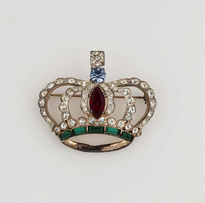 Coro, Spilla, anni '50  - Auction Vintage, Jewels and Bijoux - Cambi Casa d'Aste