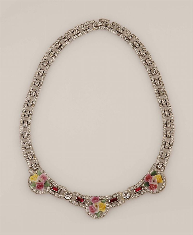 Girocollo, produzione americana, anni '50  - Auction Vintage, Jewels and Bijoux - Cambi Casa d'Aste