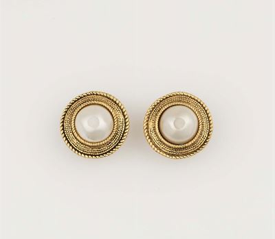 Chanel, Orecchini a Bottone, Anno 1985