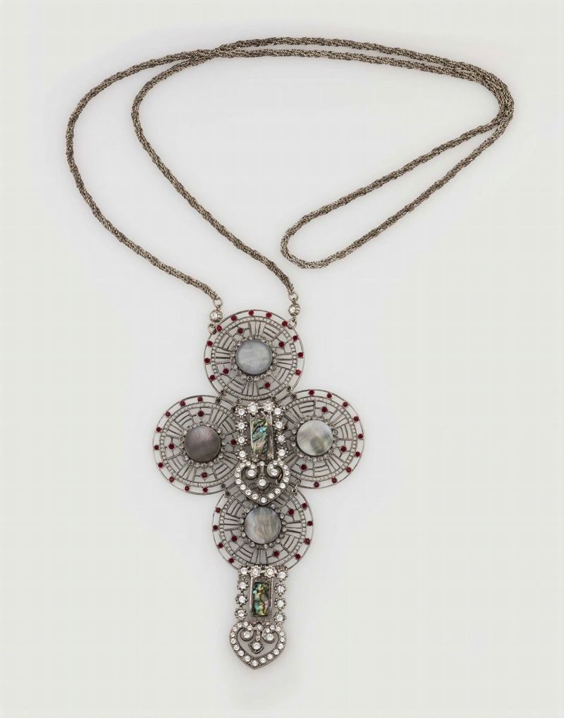 Ornella Bijoux, Collana, anni '80  - Asta Vintage, Gioielli e Bijoux - Cambi Casa d'Aste