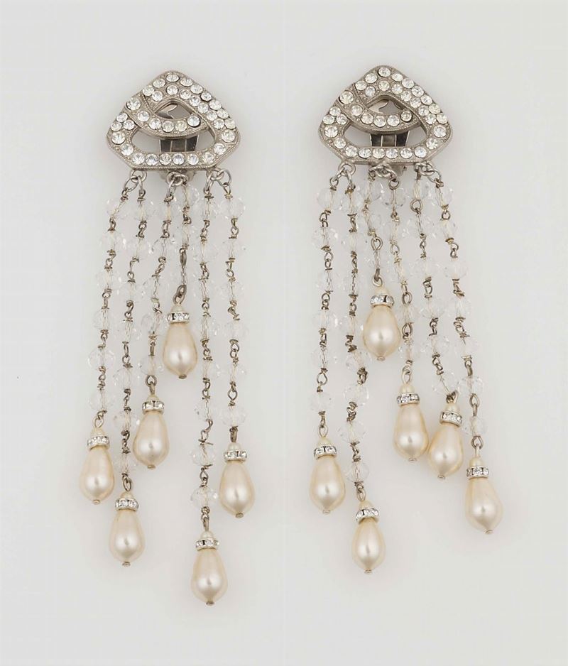 Ornella Bijoux, Orecchini a clip, anni '60  - Auction Vintage, Jewels and Bijoux - Cambi Casa d'Aste