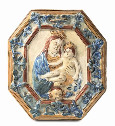 Targa Devozionale Deruta, Bottega della Seconda Metà del XVII Secolo