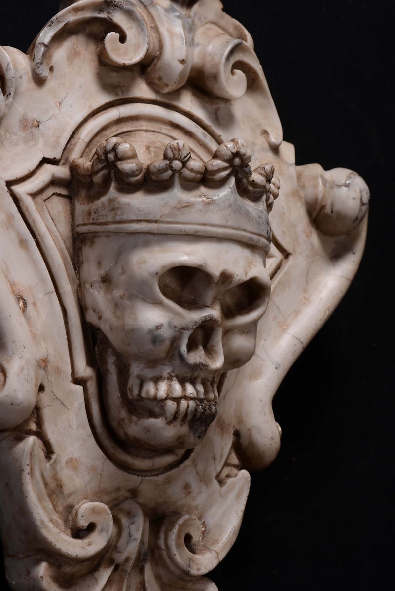 Memento Mori in Marmo, Italia Meridionale o Spagna XVII Secolo