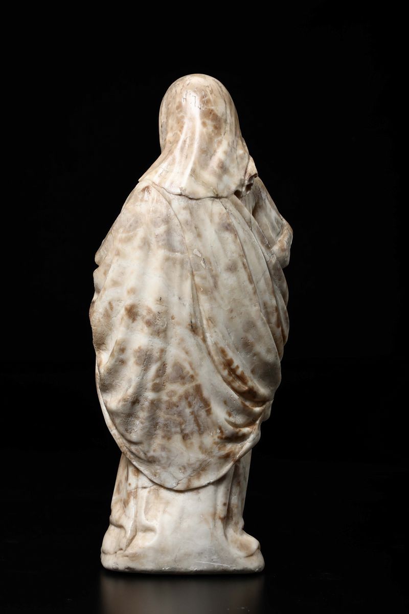 Scultura in Marmo Alabastrino Rappresentante la Prudenza, Regno di Napoli, XVI Secolo