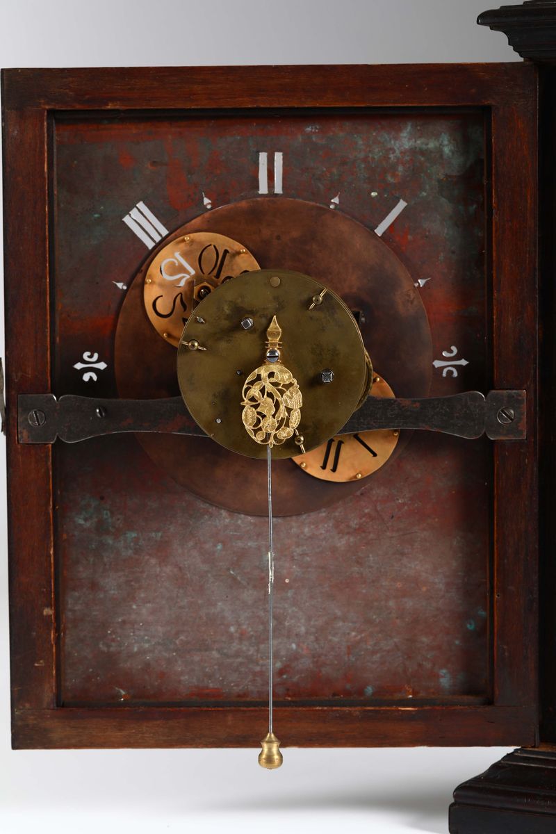 Orologio Notturno in Legno Ebanizzato, Italia XVIII Secolo