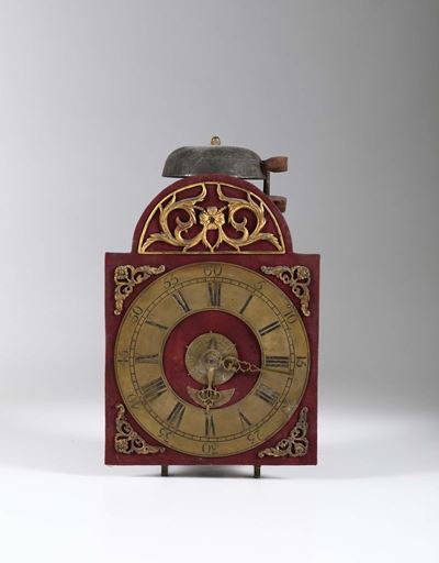Orologio a Lanterna in Ottone Dorato, Francesco Muratelli a Genova, 1760