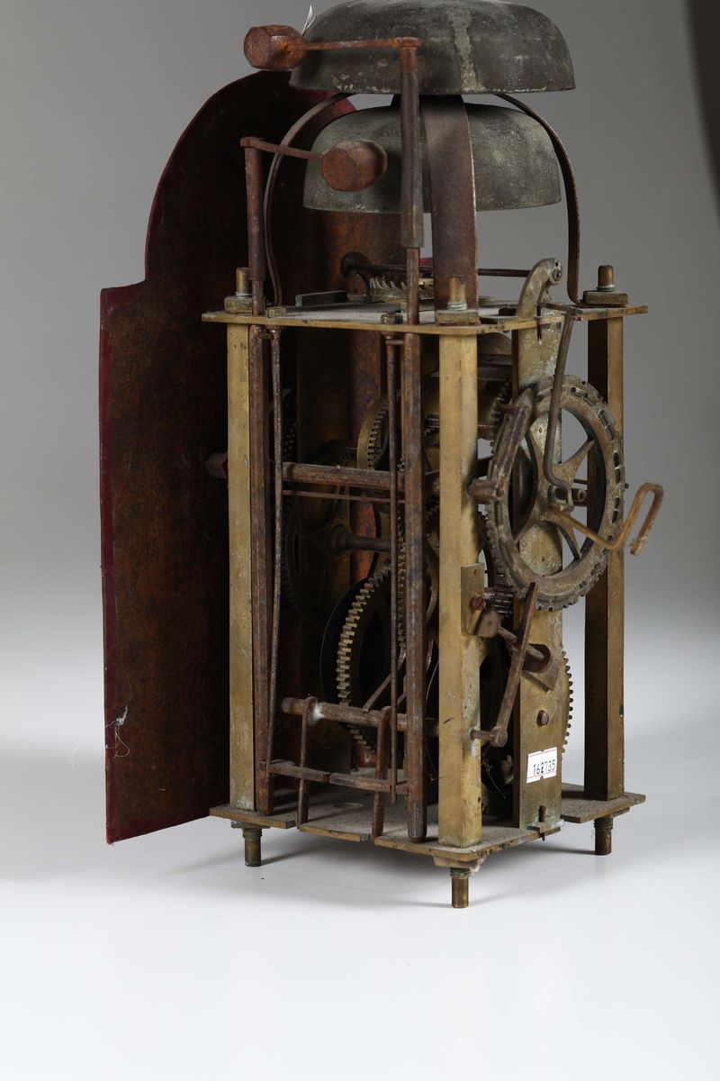 Orologio a Lanterna in Ottone Dorato, Francesco Muratelli a Genova, 1760