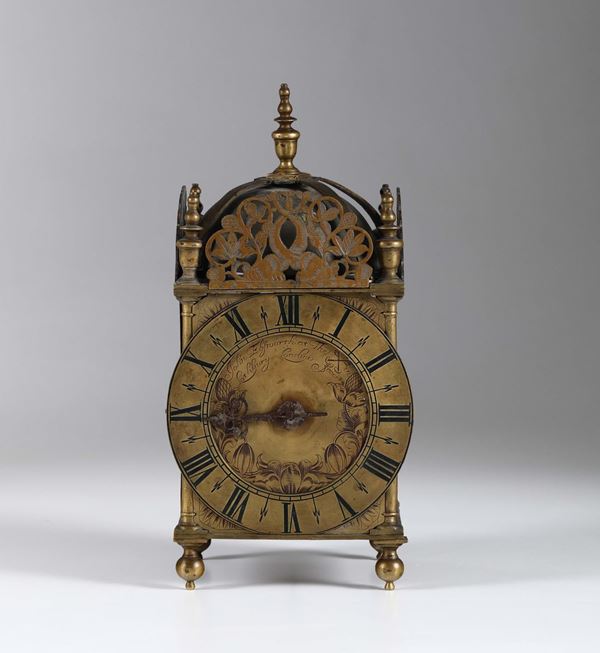 Orologio a lanterna, Londra, firmato John Ebsworth, seconda metà XVII secolo