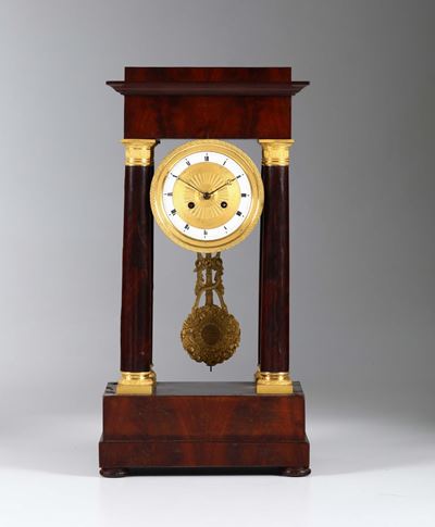 Pendola da Tavolo a Portico, Francia XIX Secolo