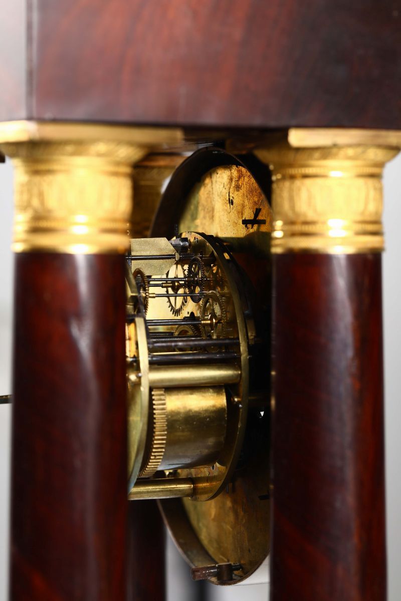 Pendola da Tavolo a Portico, Francia XIX Secolo