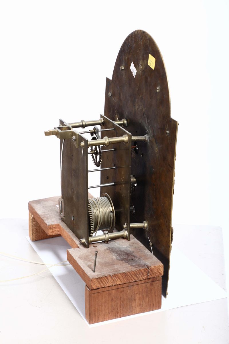 Orologio a Colonna Inglese Decorato con Cineserie. Firmato sul Quadrante Geo Clarke Leaden Hall S...