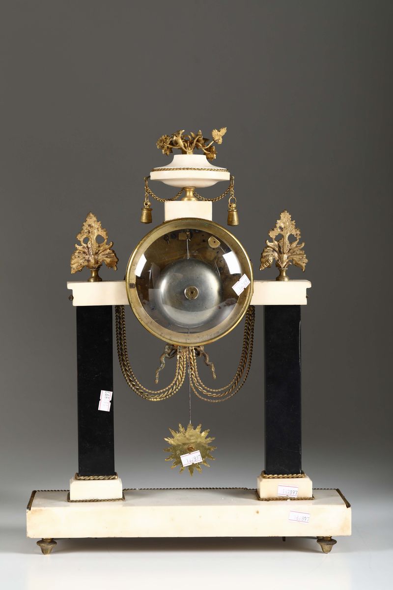 Pendola da Tavolo a Portico, Francia XIX Secolo