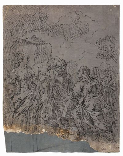 Lotto Composto da Quattro Disegni