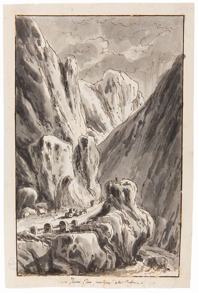 Felice Giani (1758-1823)studio di Paesaggio