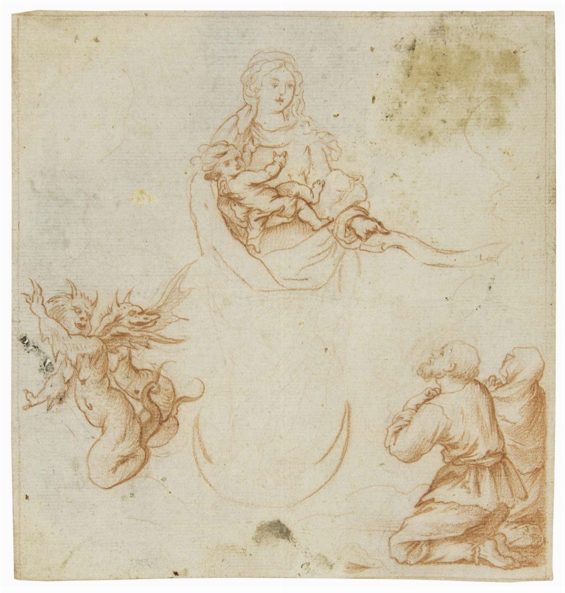 Lotto Composto da Tre Disegni